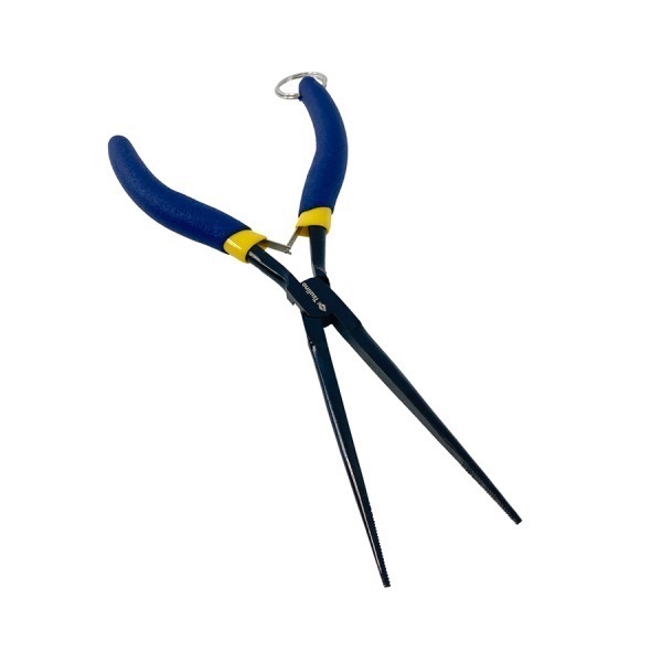 細長で針が外しやすいロングノーズプライヤー (ストレートタイプ)